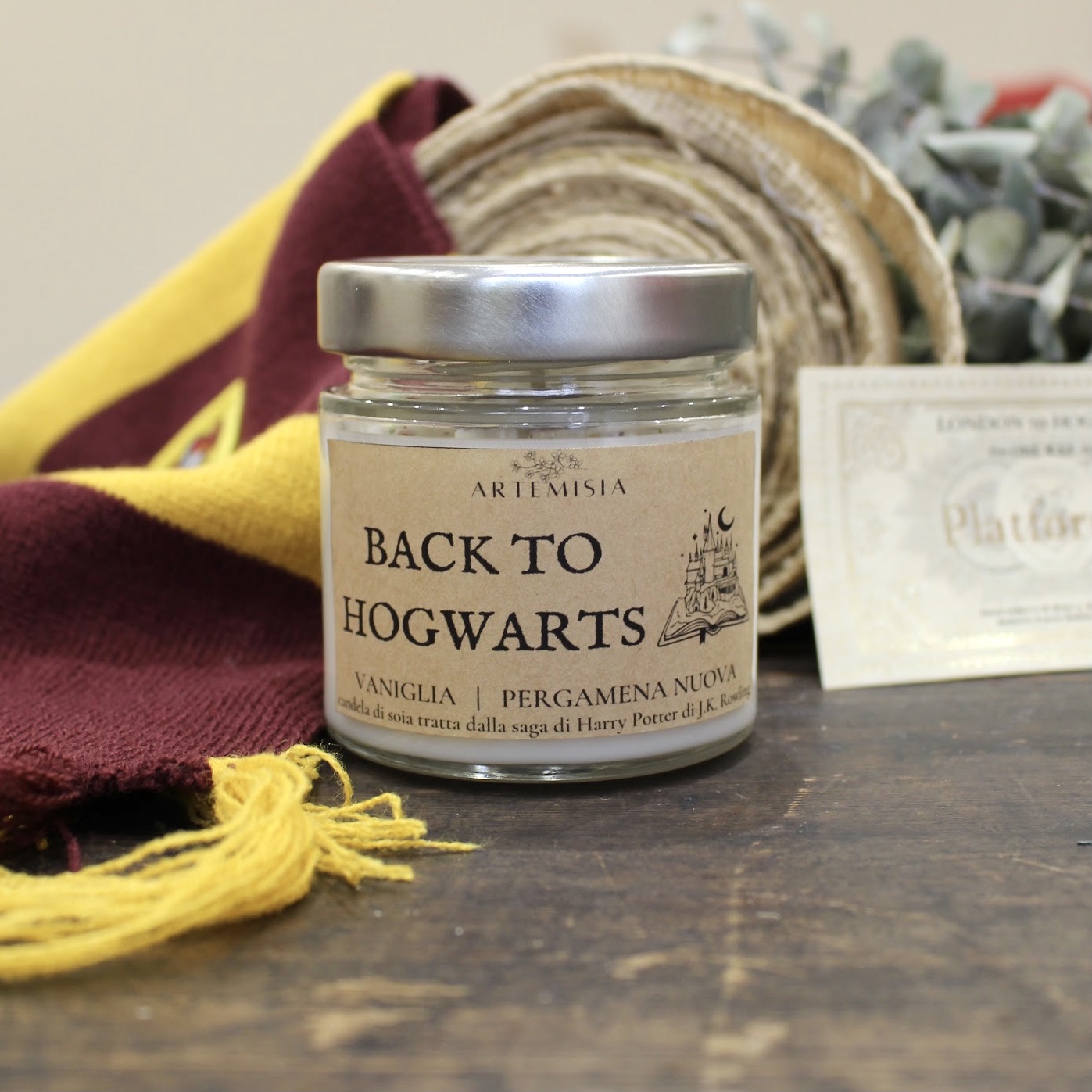 Candele ispirate a Harry Potter - Artemisia Candle