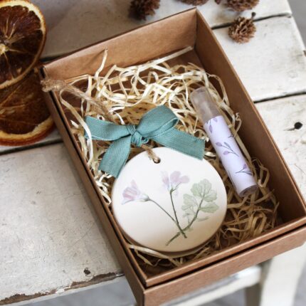 Medaglia in ceramica e profumo